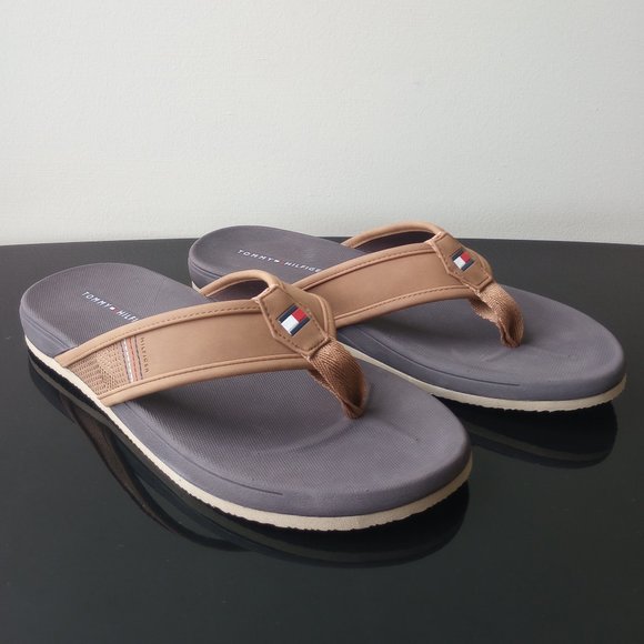 Tommy Hilfiger Men\'s Serio Lightweight Flip Flop Sandals in Nice Light Natural main image 14